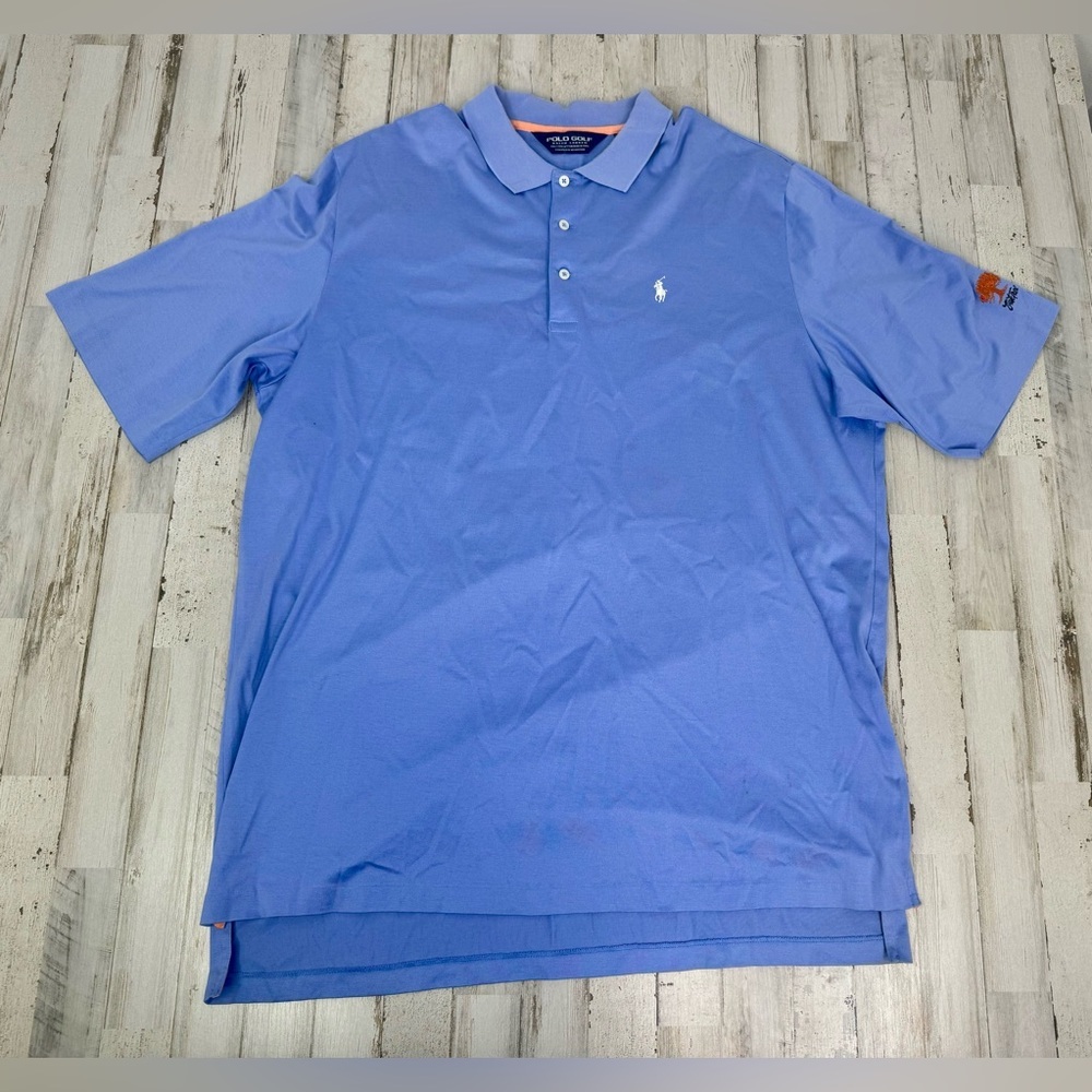 Polo Ralph Lauren Men's XL Blue Pima Polo Shirt Pima Cotton